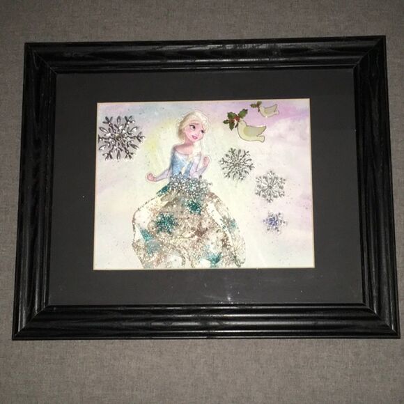 Elsa Frozen Movie Whimsical art Adorable nursery kids room By Carolyn Pascoe - Picture 2 of 9